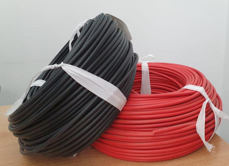 Cablu solar, 1x4 mm2 (negru, roșu) rolă 100m