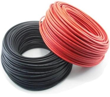 Cablu solar, 1x4 mm2 (negru, roșu) rolă 100m